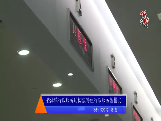 盛泽镇行政服务局构建特色行政服务新模式